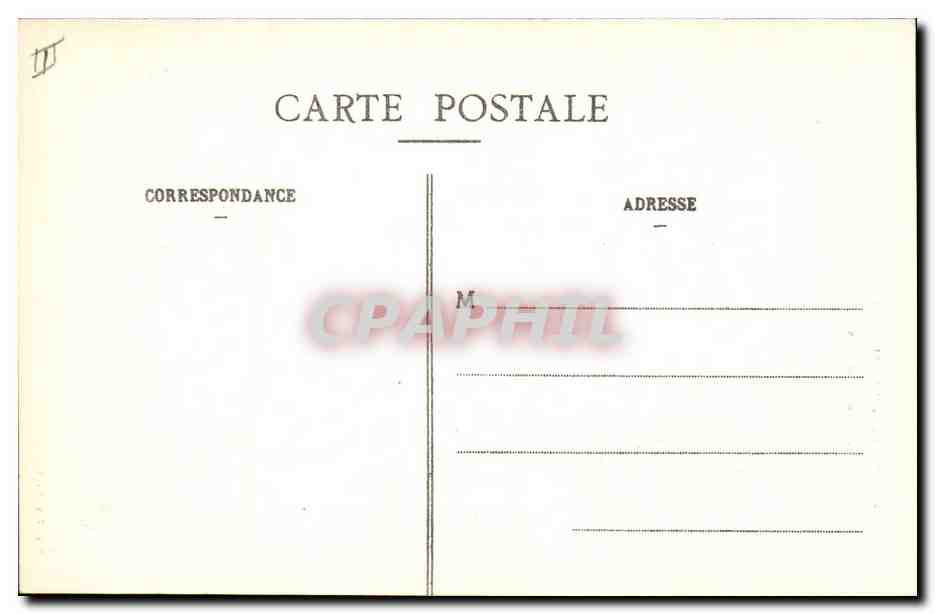 CPA Palais de justice Paray le Monial Tour Saint Nicolas Justice de Paix — Verso