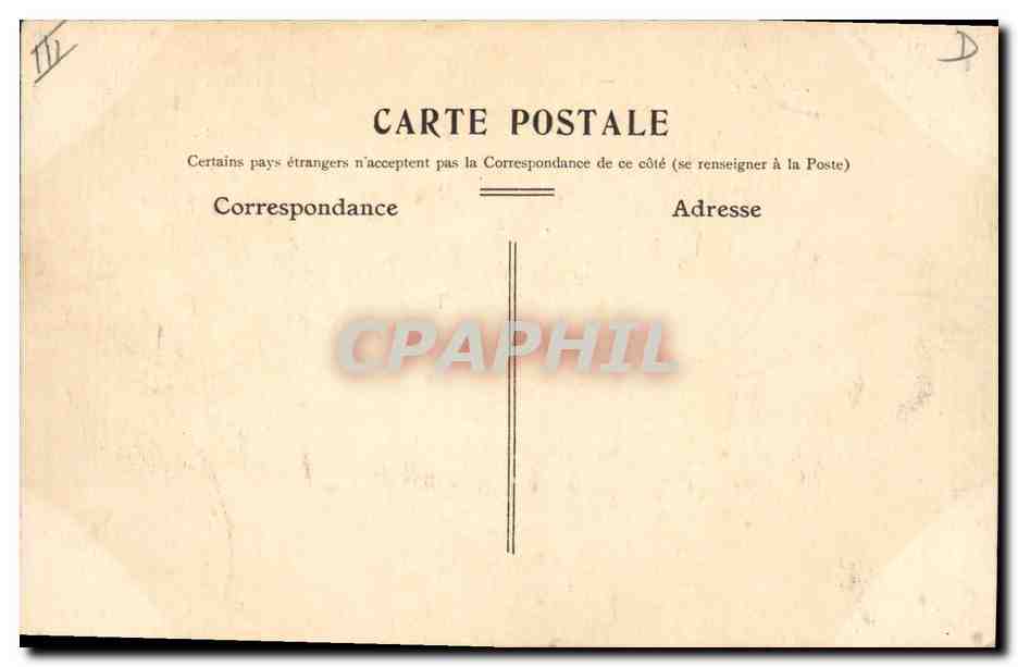 CPA Perigueux Les boulevards et le Palais de justice   — Verso