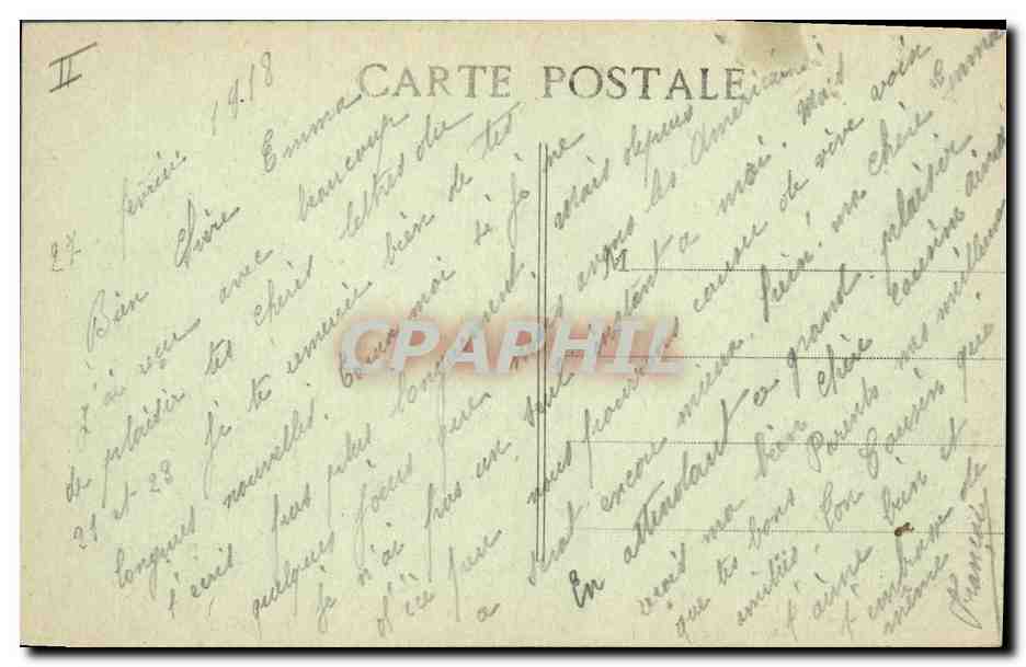 Baccarat - Grande Rue — dévastations de la Guerre 1914-1917 — Edit Bertrand — Back