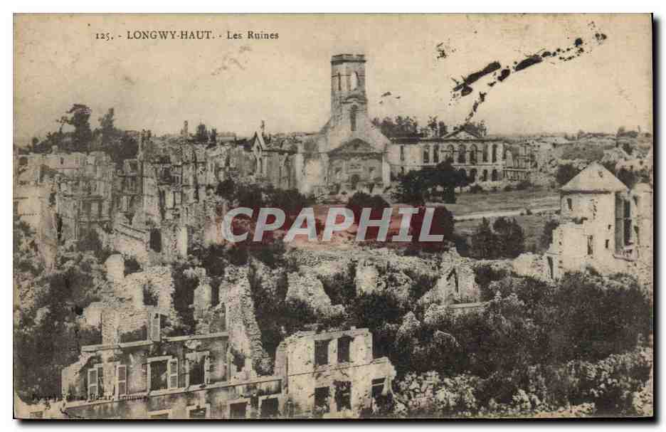 Longwy-Haut — Les Ruines — Éditeur : J. Bazar, n° 125