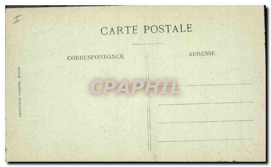 Reims — Rue Chanzy — Ruines après guerre — M. Brunet, Reims — Verso