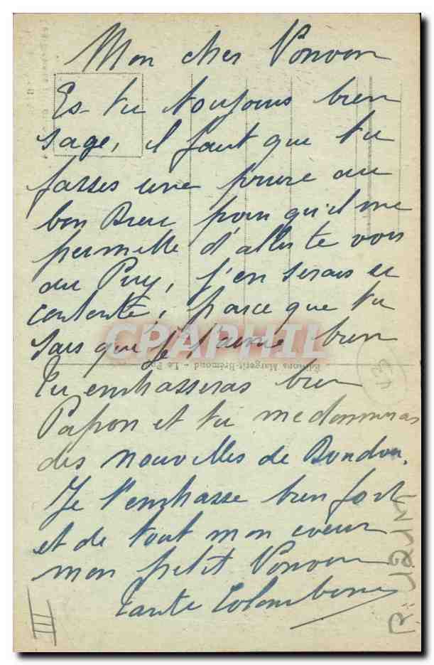 CPA Folklore Les danses pittoresques La gigue  — Verso
