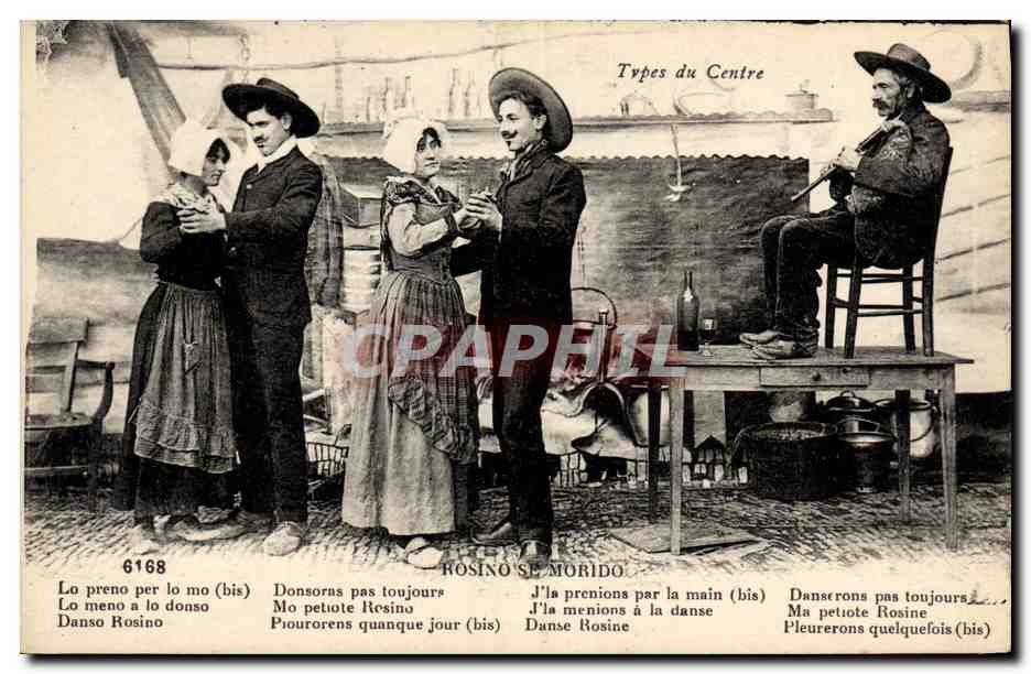 CPA Folklore Auvergne  
