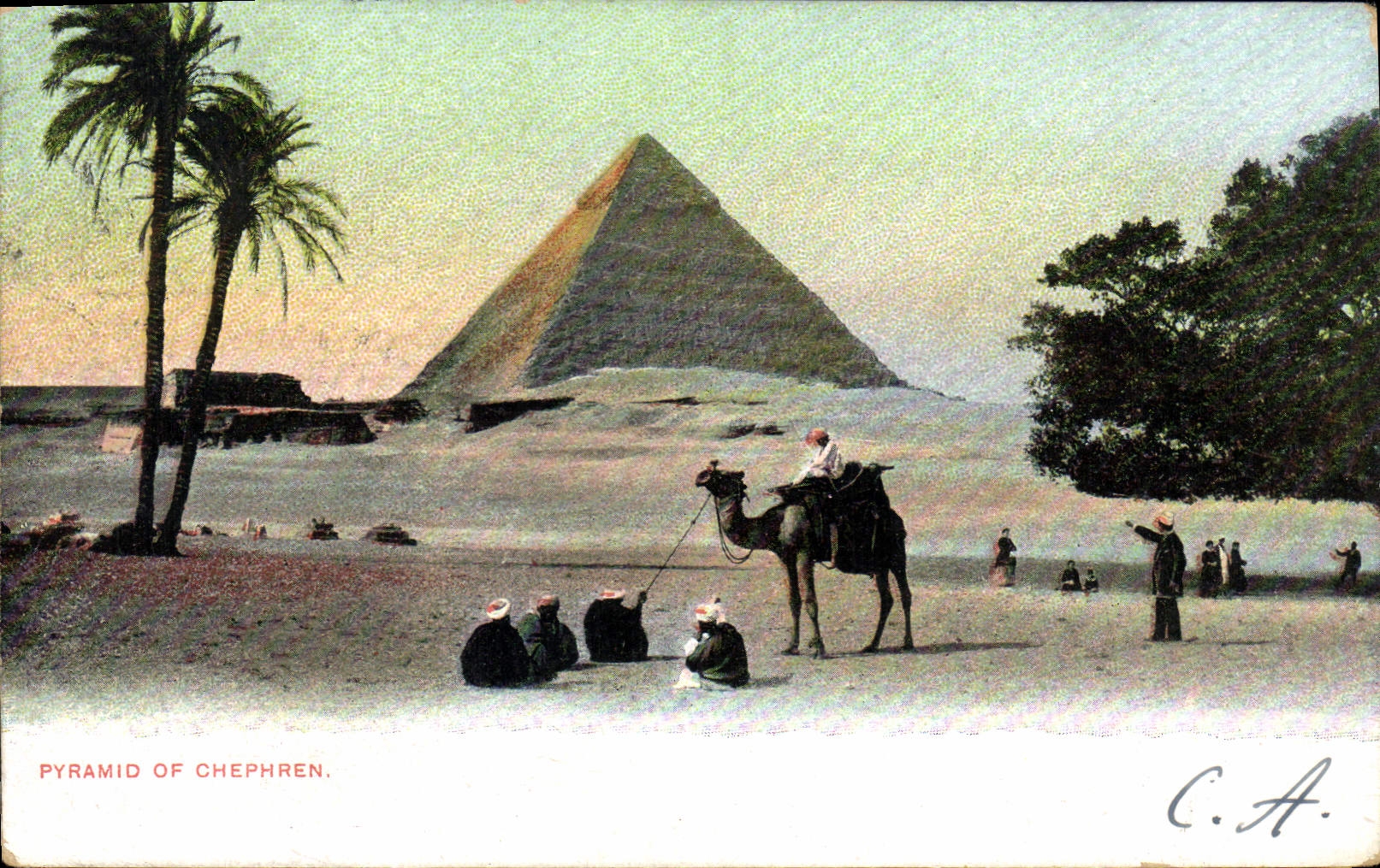 Pyramide de Chéphren — Égypte — C.A. (éditeur)
