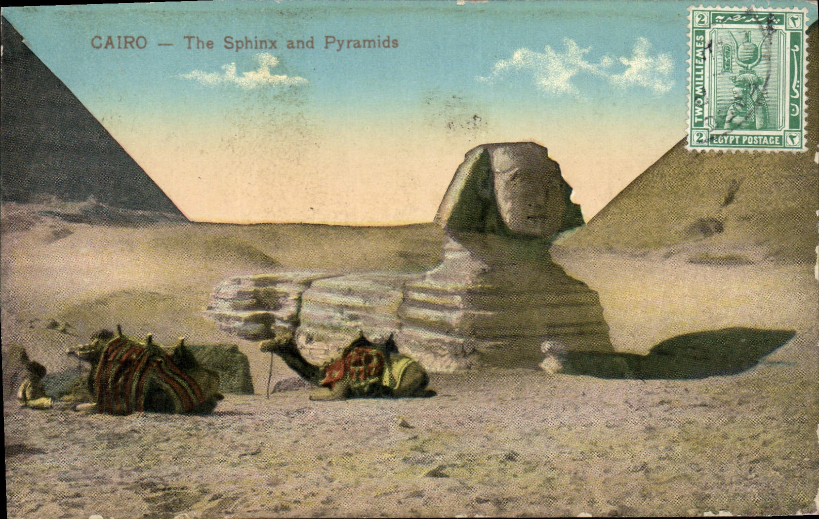 CAIRO — The Sphinx and Pyramids — The Cairo Post-Card Trust, Ph. N. 16