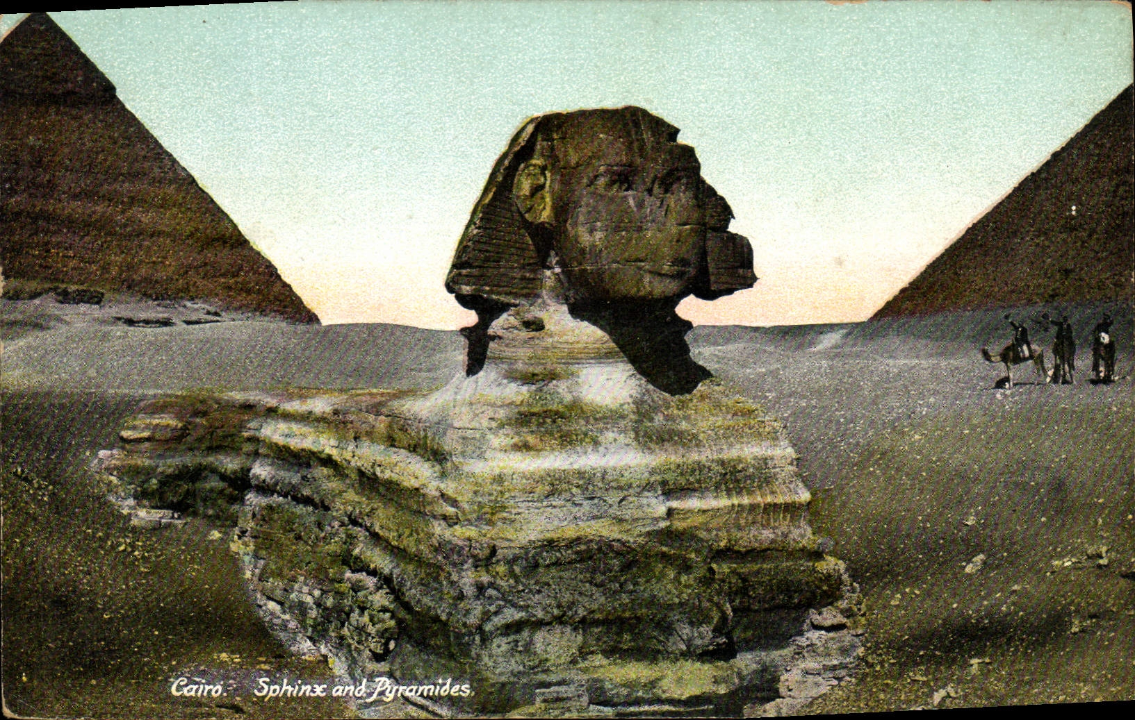 Cairo - Sphinx and Pyramids — Éditeur Ephthimios Frères, Port Said, n° 55908