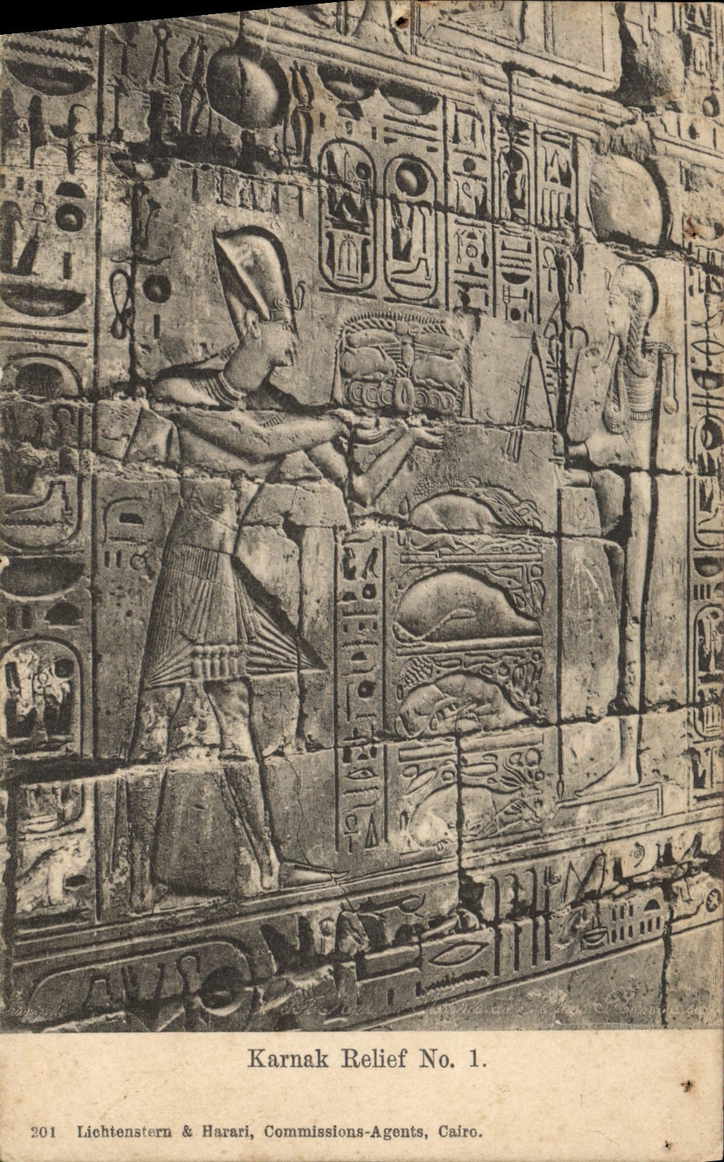 Karnak Relief No. 1 — Karnak Temple — Lichtenstern & Harari, Cairo