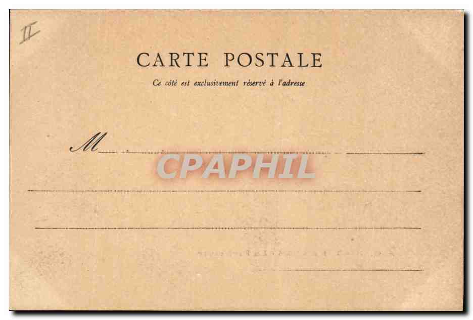 CPA Prefecture Rennes — Verso