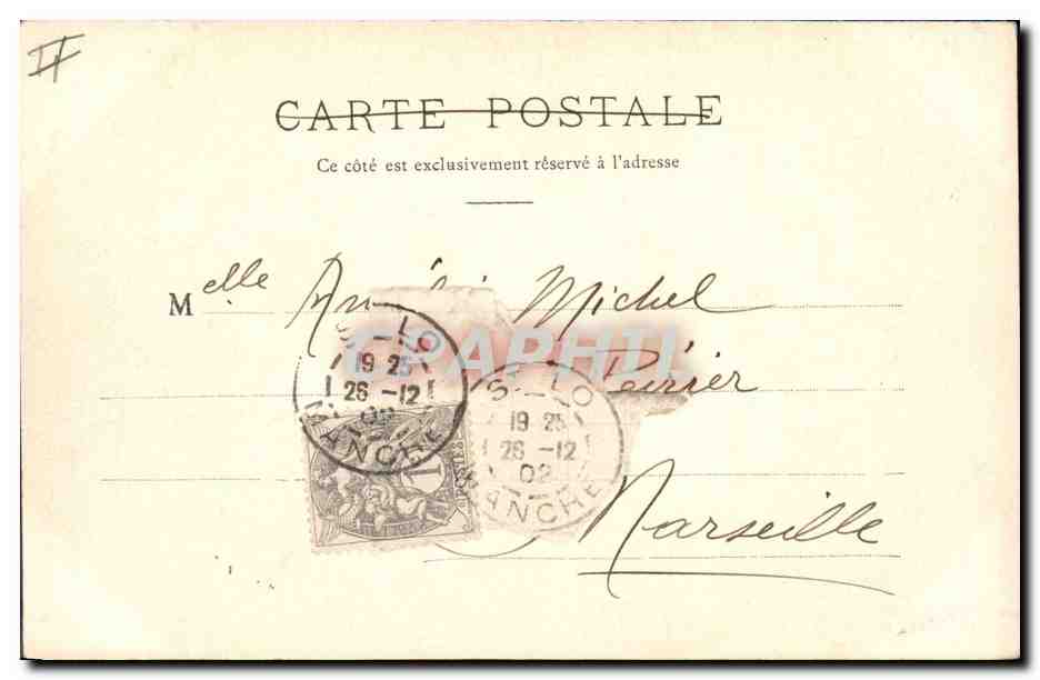 CPA Prefecture Saint Lo — Verso