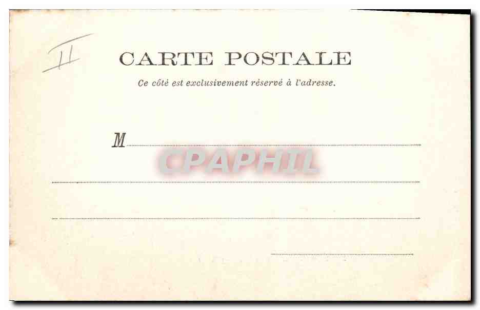 CPA Saint Pons Sous Prefecture  — Verso