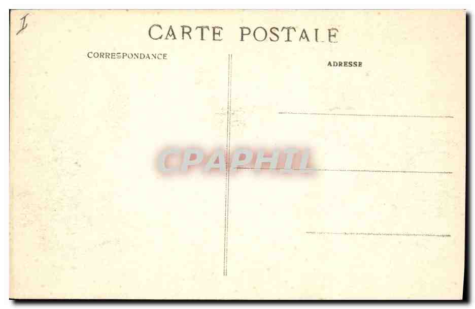 CPA Prefecture Place Marengo Saint Etienne — Verso