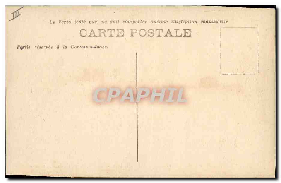 CPA Bateau de guerre Francis Garnier Torpilleur de haute mer — Rückseite