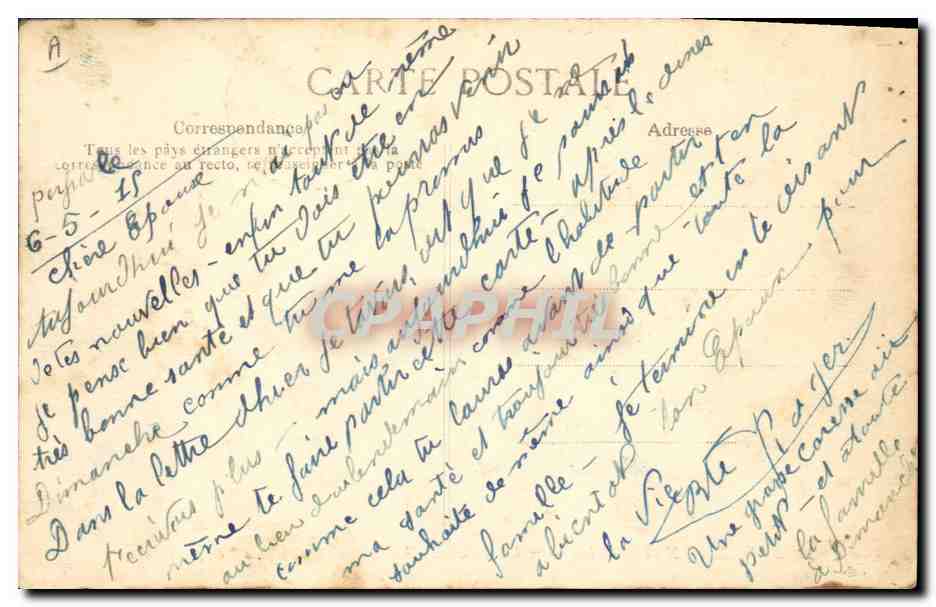 Marine Nationale — « La Foudre » et le « Canard Voisin » en plein vol — Éditeur ELP, n° 2636 — Reverso
