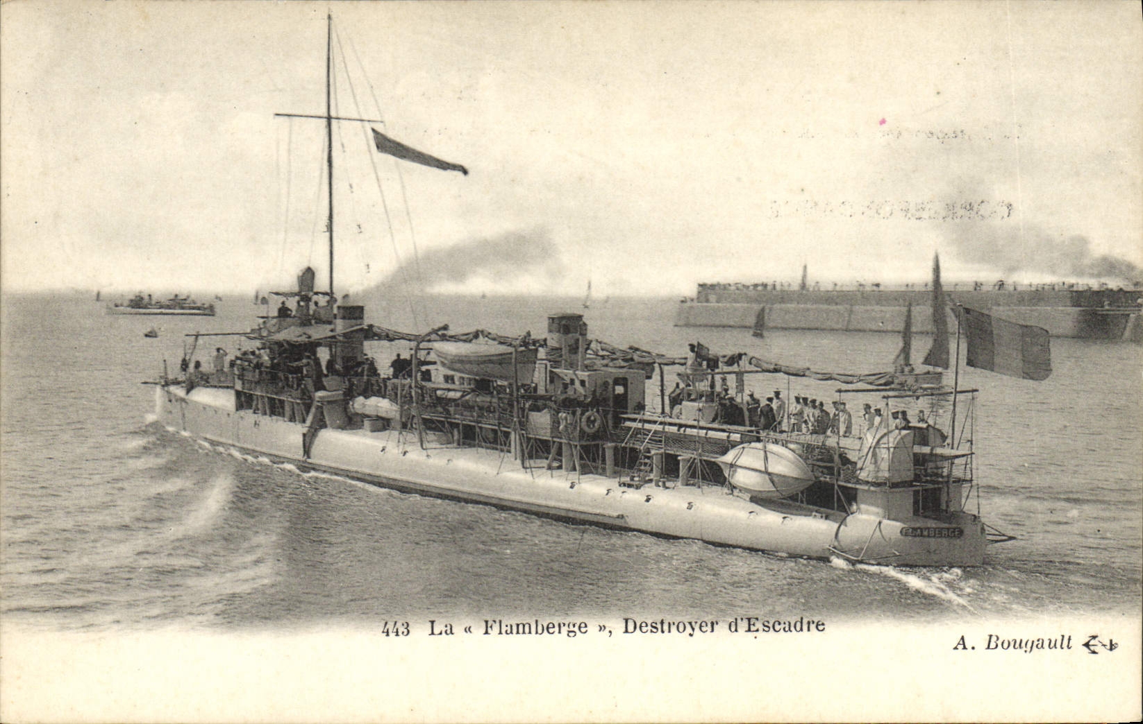 La « Flamberge », Destroyer d'Escadre — A. Bougault, n° 443