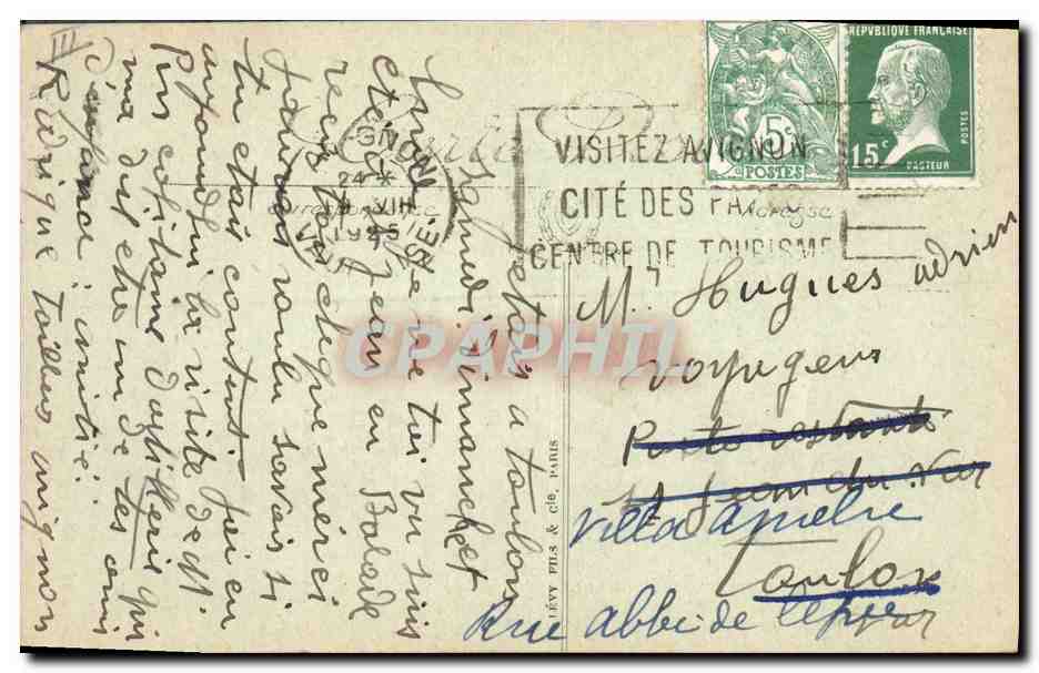 CPA Bateau de guerre Le foudre  — Verso