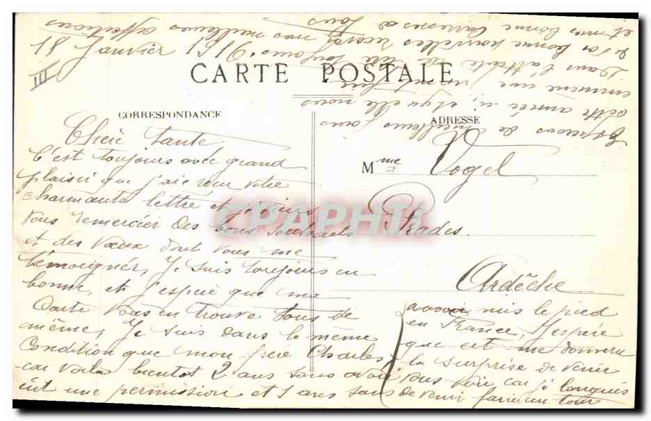 Cuirassé Autrichien — Fuyant devant l'attaque d'un cuirassé français — H. Grimaud & Cie, rue Mazenod, Marseille — Reverso