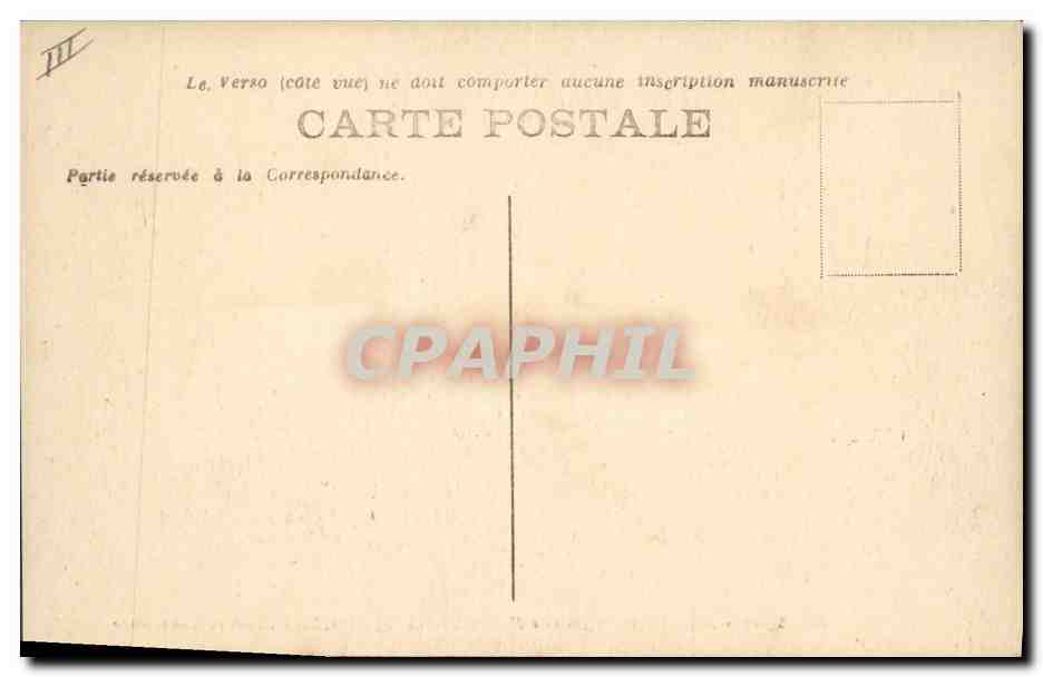 CPA Bateau de guerre Francis Garnier Torpilleur de haute mer — Verso