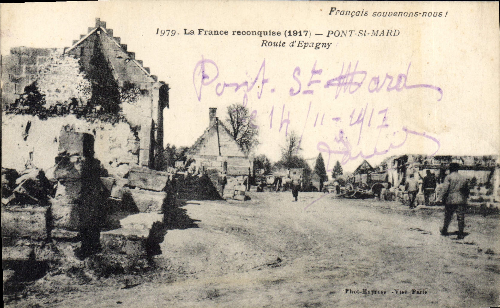 PONT-ST-MARD — Route d'Epagny — Phot-Express - Vincé Paris