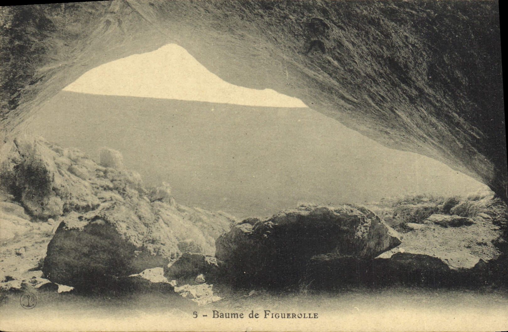 CPA Grotte Grottes Baume de Figuerolle