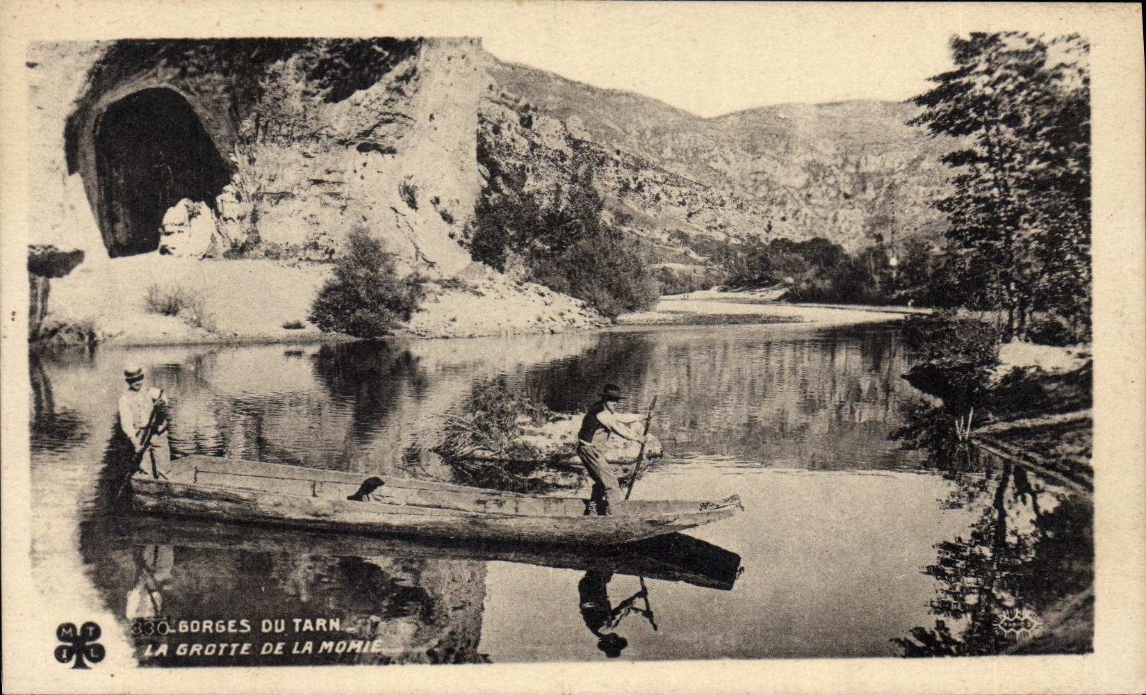 CPA Gorges du Tarn Grotte de la Momie Grottes 