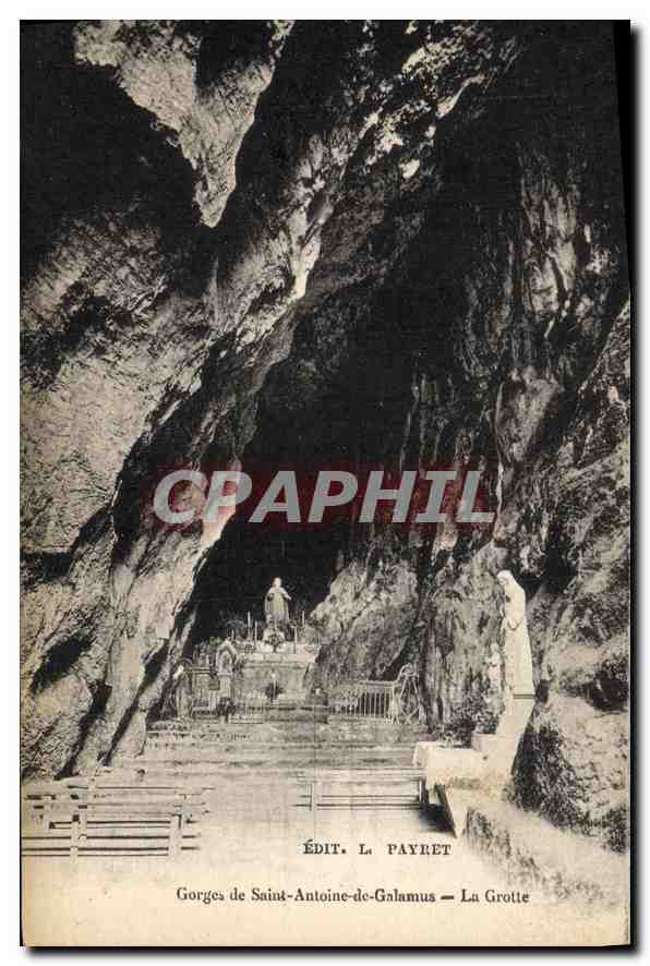 CPA Grotte Grottes Gorges de Saint Antoine de Galamus 