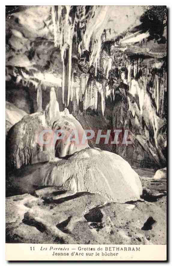 CPA Grotte Grottes de Betharram Jeanne d'Arc sur le bucher