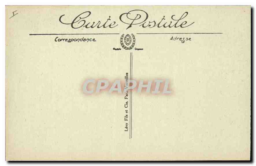 CPA Grotte Grottes Lourdes Les grottes du loup Salle des coquillages — Rückseite