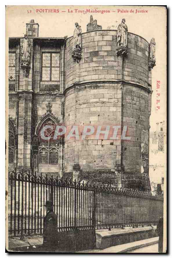 CPA Poitiers la Tour Maubergeon Palais de justice 