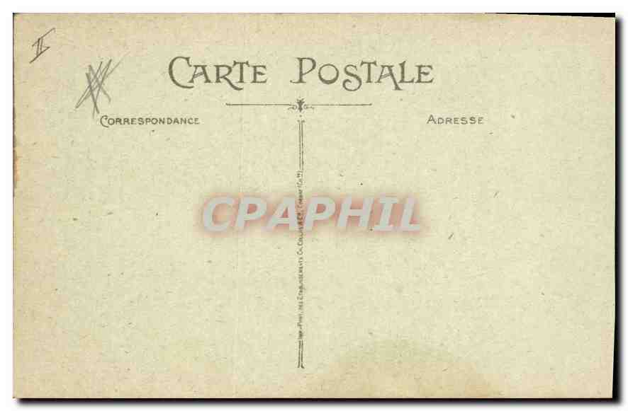 CPA PAU L'eglise Saint Jacques et le Palais de Justice  — Verso