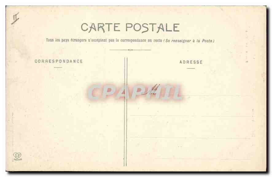 CPA Perpignan Porte du tribunal la Roussillon  — Verso
