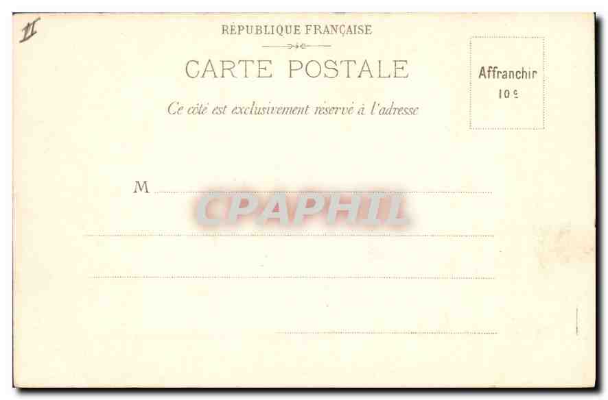 CPA Paray le Monial Palais de Justice Ancienne eglise ST Nicolas  — Verso