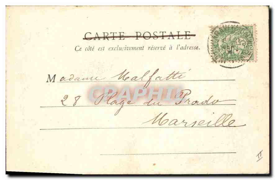 CPA Paray le Monial Palais de Justice Ancienne eglise Saint Nicolas  — Verso