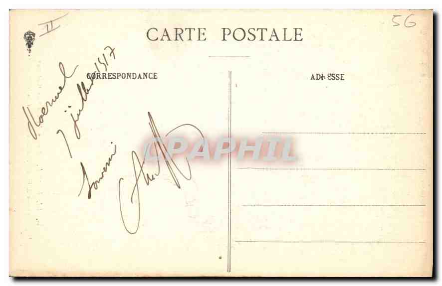 CPA Ploermel Maison des Ducs de Bretagne  — Verso