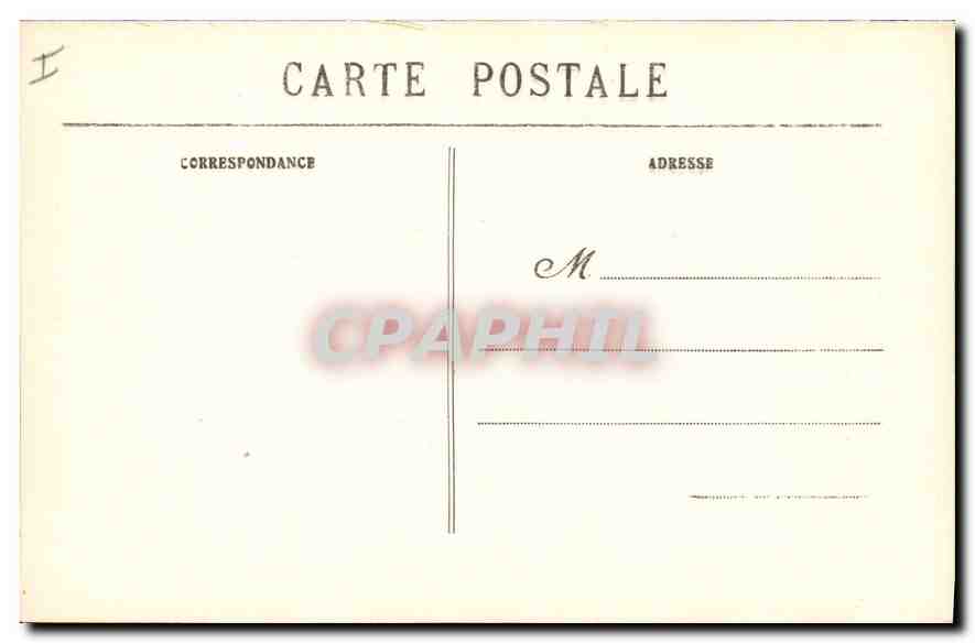 CPA Paray le Monial Tour Saint Nicolas Palais de Justice  — Verso