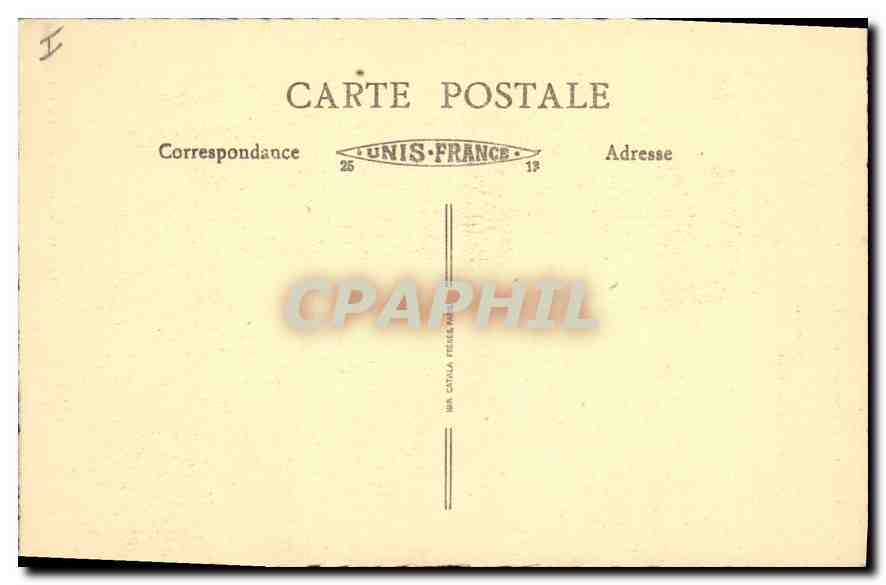 CPA Paray le Monial palais de Justice Ancienne eglise Saint Nicolas XVI siecle 1535  — Verso