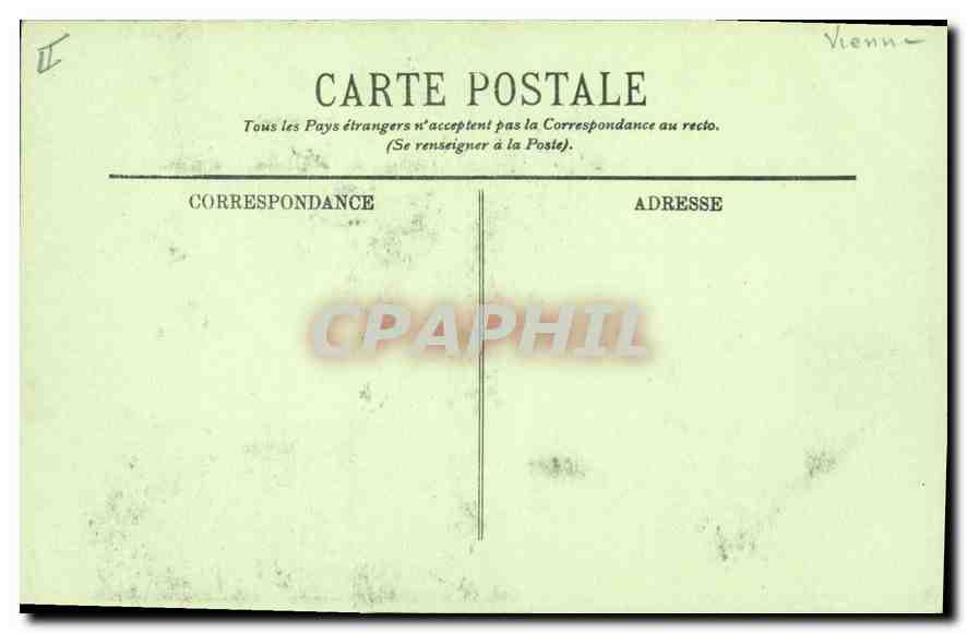 CPA Poitiers Hotel de la Privote  — Verso