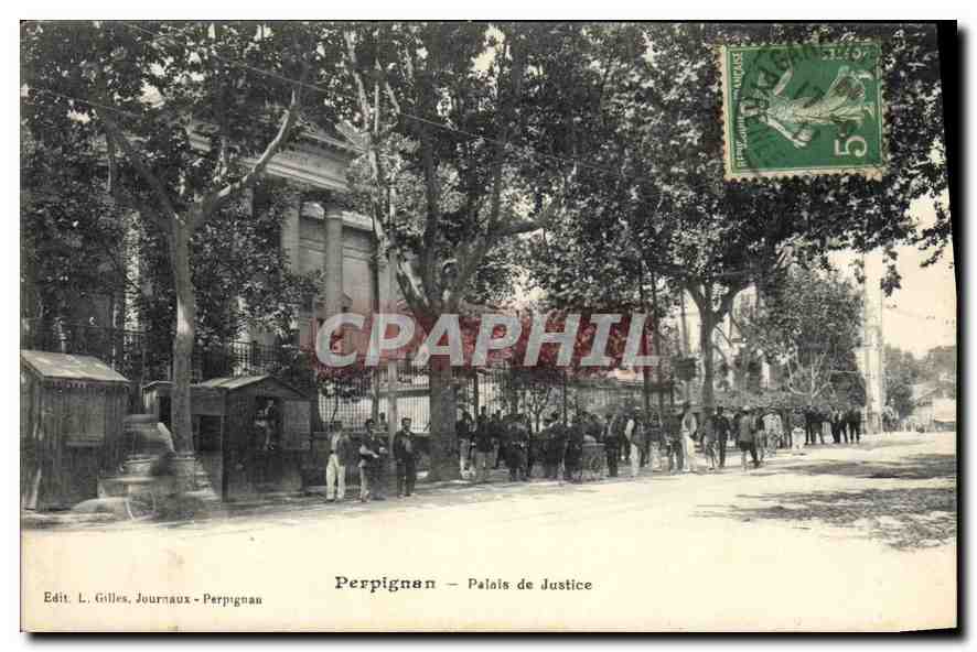CPA Perpignan Palais de Justice 