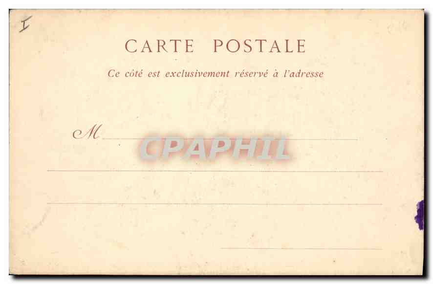 CPA Poitiers Palais de Justice la Cheminee de la salle des Gardes  — Verso