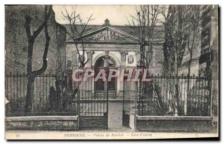 CPA Peronne Palais de Justice  