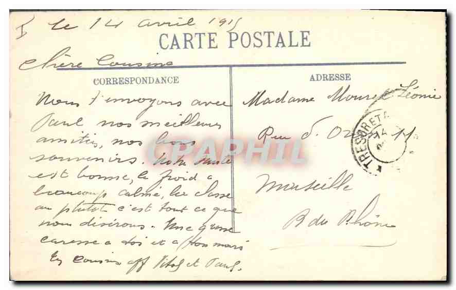 L'Isle-Adam — Le Pont détruit — LL — Verso