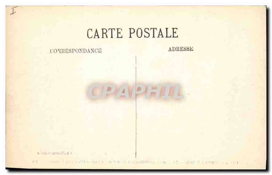 Créil (Oise) — Maisons incendiées par les Allemands — Septembre 1914 — Édition Menage — Verso