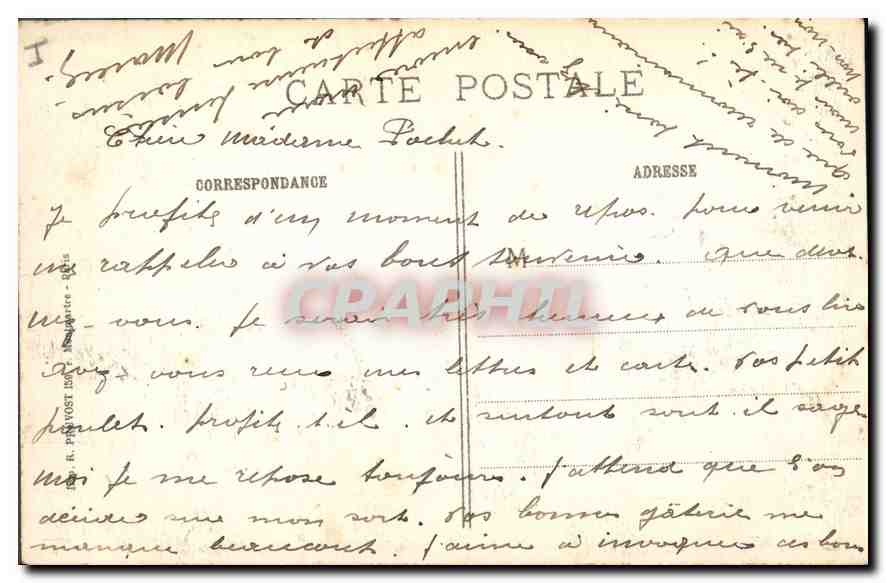 Veneux (Meuse) — Les terribles bombardements — La Guerre 556 — Rückseite