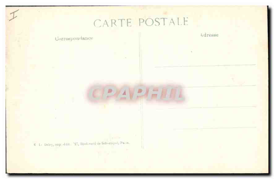 Le pont de Trilport - Auto de réquisition allemande dans la Marne — E-D — Verso