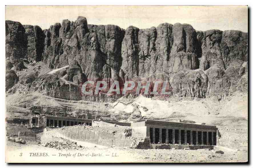 Thèbes — Temple de Der-el-Bahri — LL.