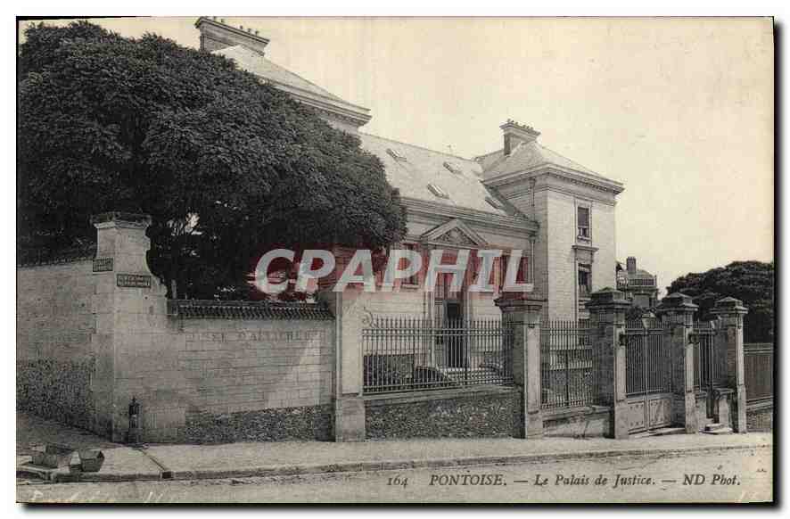 CPA Palais de Justice Pontoise