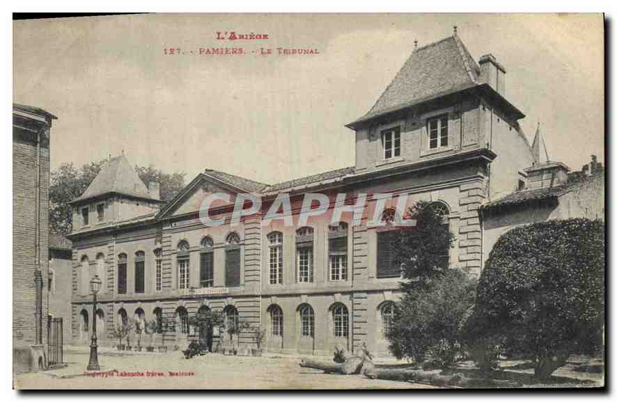 CPA Palais de Justice Pamiers Le Tribunal
