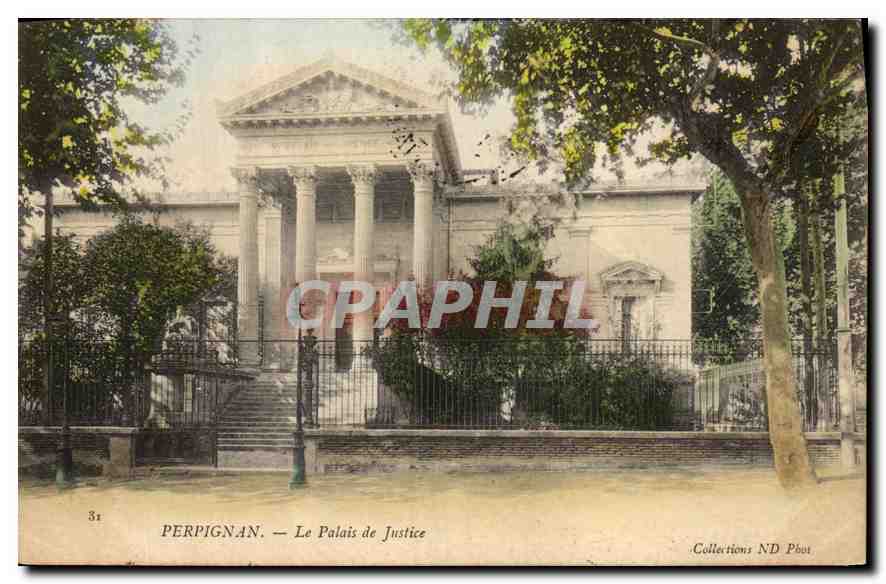 CPA Palais de Justice Perpignan