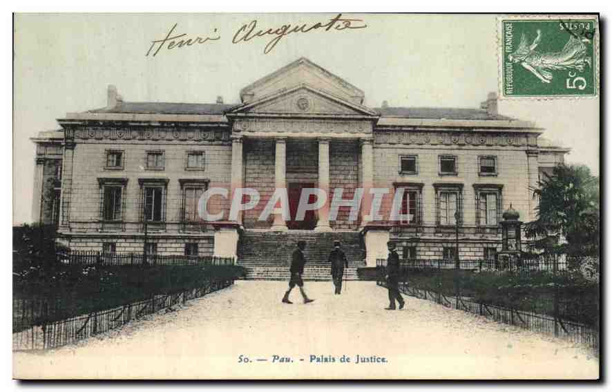 CPA Palais de Justice Pau