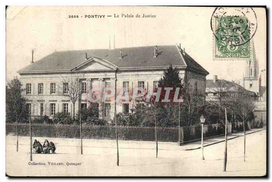 CPA Palais de Justice Pontivy