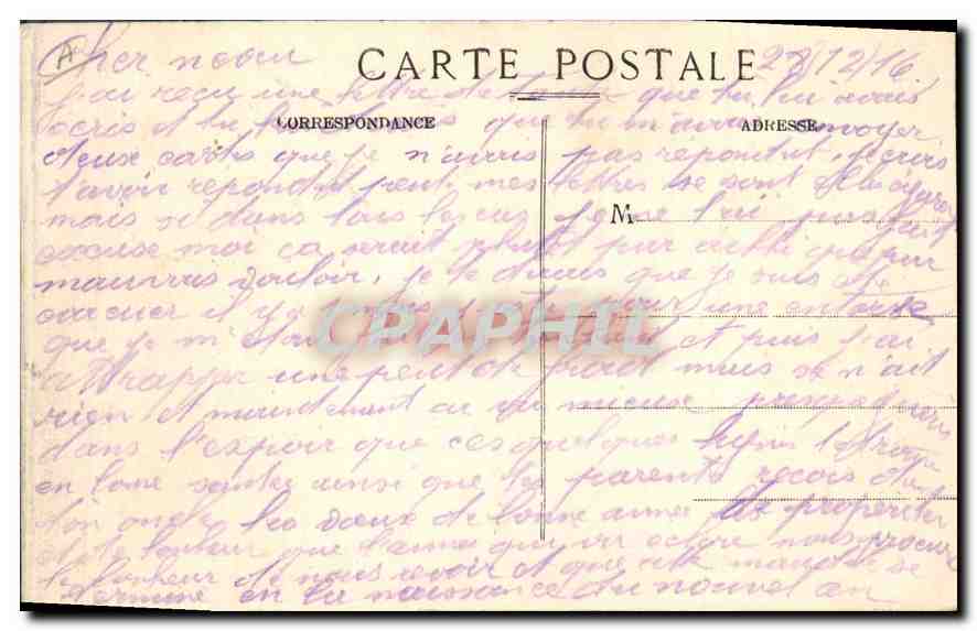 Provins — Palais de Justice — éditeur Vachon, n° 41 — Verso
